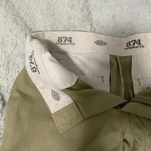 Greenish Colored Dickies 874